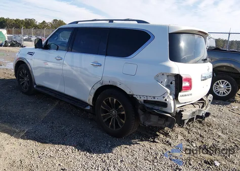 2018 Nissan Armada Platinum from USA, damaged, VIN JN8AY2NF7J9331763
